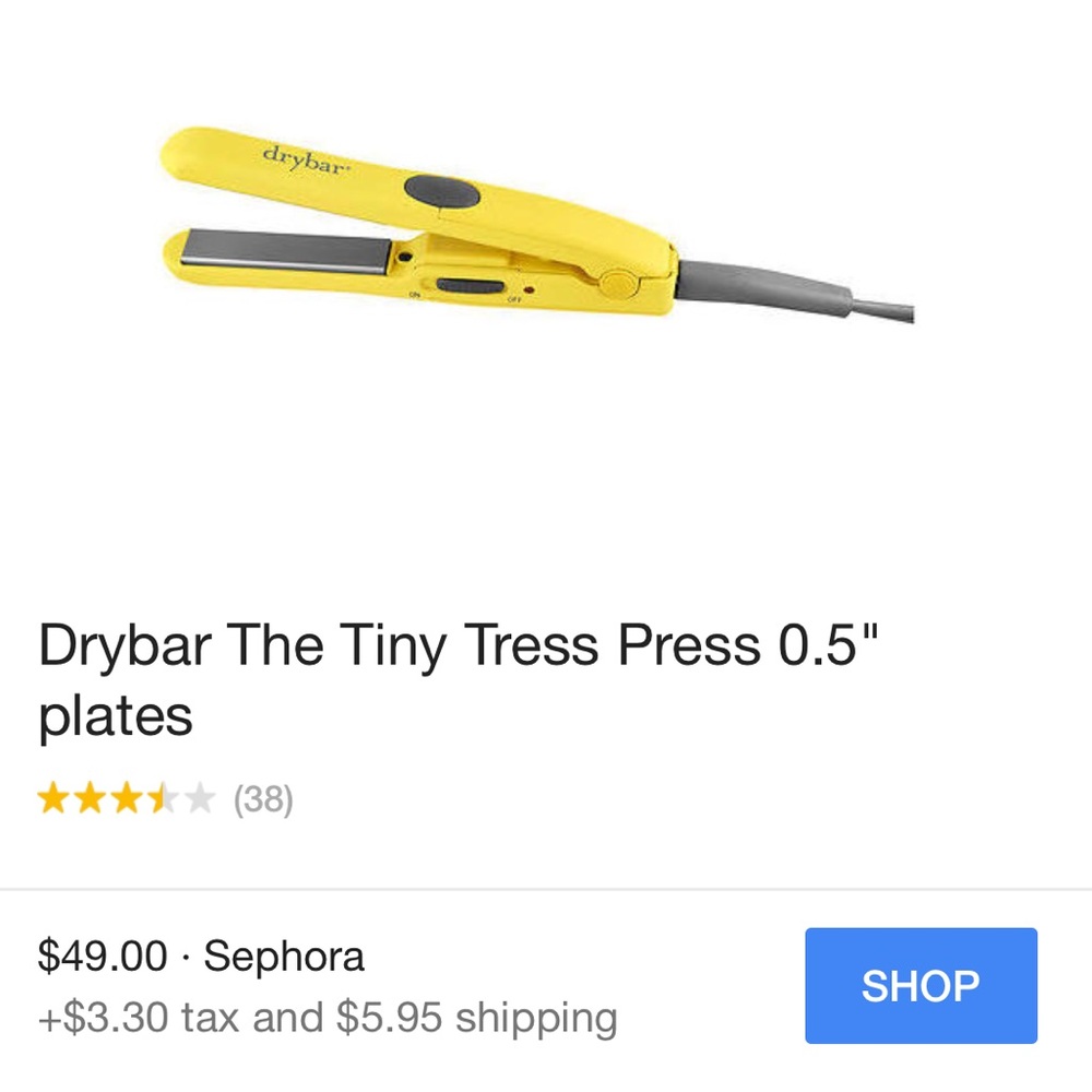 💛 Drybar The Tiny Tress Press Detailing Iron 💛